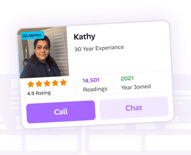 Select an astrology advisor profile with reviews