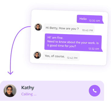 Live chat and call session with an astrology advisor